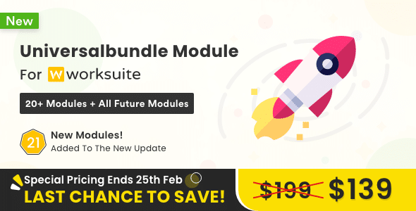 Universal Modules Bundle for Worksuite CRM