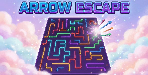 Arrow Escape - HTML5 Game ( 90 level + Level Editor )