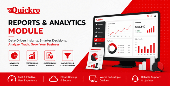 Quickro POS Reports & Analytics (Add-on)