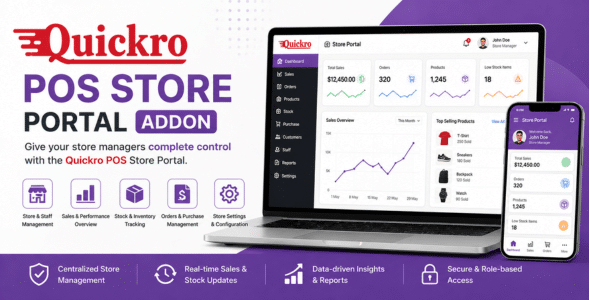 Quickro POS Store Portal (Add-on)