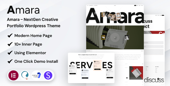 Amara - NextGen Creative Portfolio WordPress Theme
