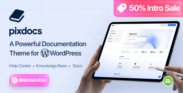 pixdocs | Documentation, Knowledge Base & Help Center WordPress Theme