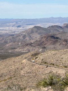 Ross Maxwell Scenic Drive in Big Bend National Park