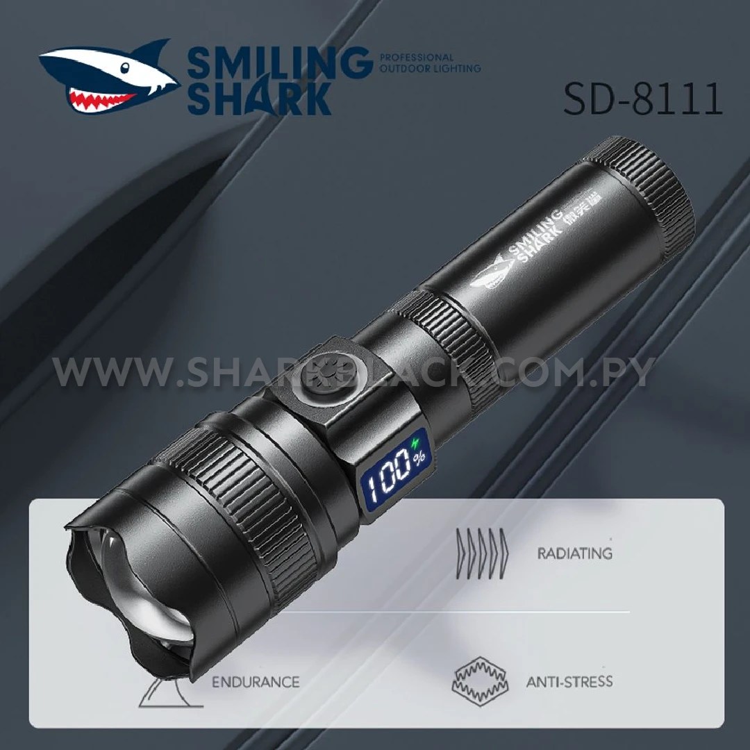 Linterna Shark M60 USB 5.000 lúmenes SD-8111