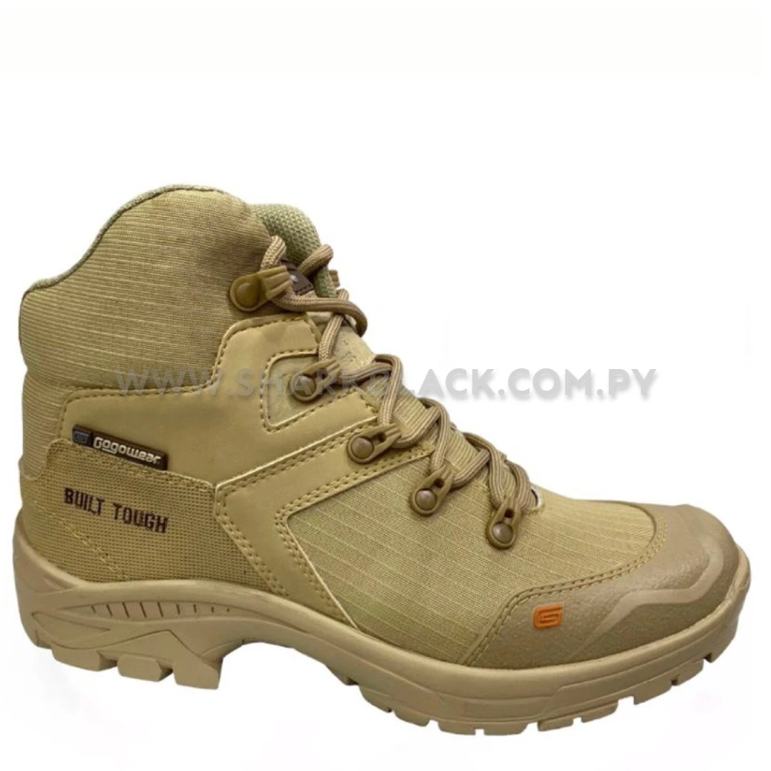 Bota Táctica Beige Sniper con Punta Reforzada