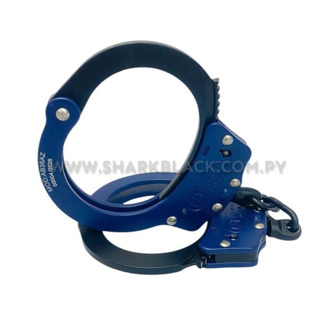 Esposas de Acero Carbono 1020 – Color Azul