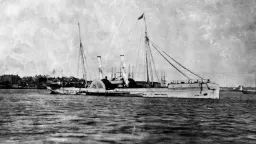 Blockade runner, Teaser, near Fort Monroe, Virginia, is an example of the blockade runners along our coastline. | Photo credit: MPI/Getty Images