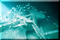 Starboard and bow anchor | Photo credit: P. Hudy