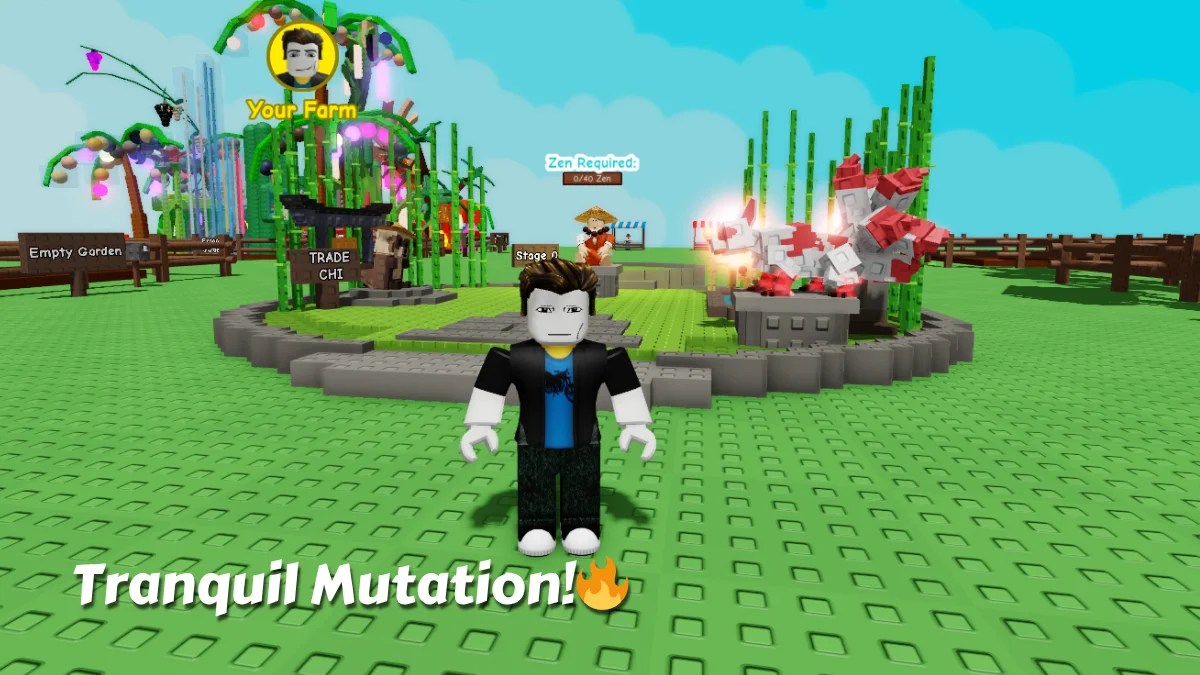 Tranquil Mutation in Grow a Garden