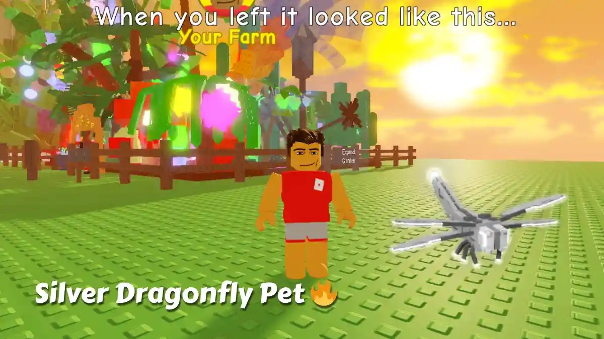 Grow a Garden Silver Dragonfly Pet Wiki