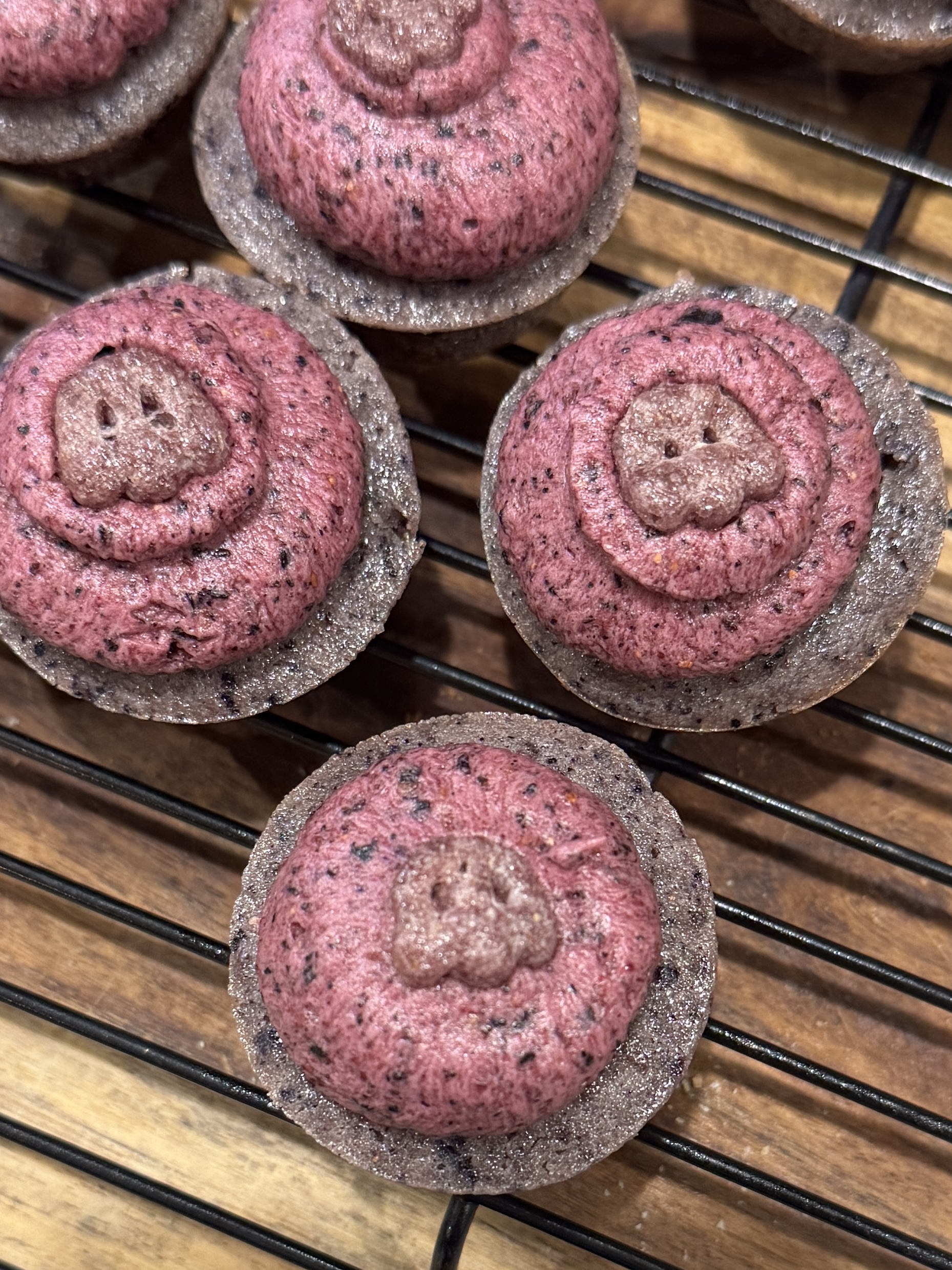 Booberry Cereal Mini Cupcakes