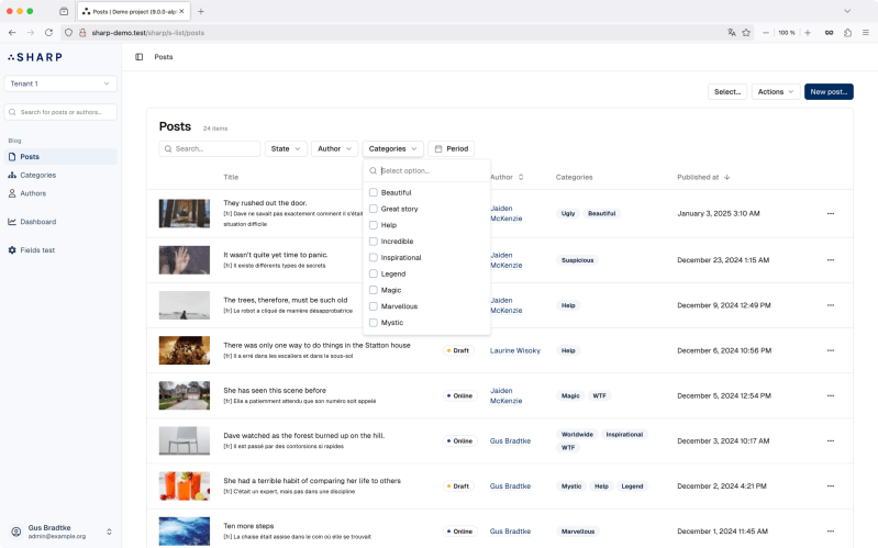 Sharp The Laravel Content Management Framework Sharp - 4K Space Textures for Desktop