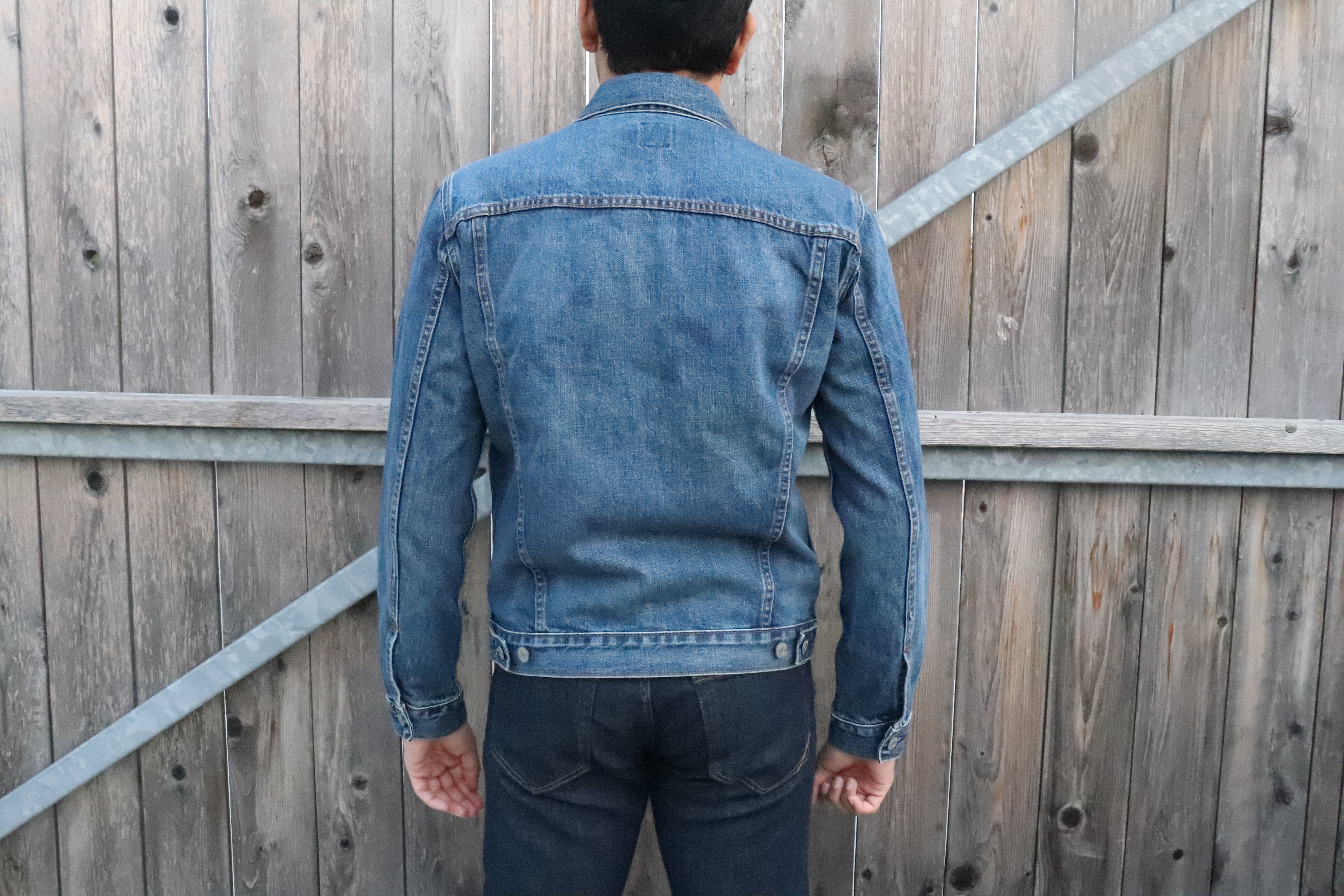 denim jacket fit men