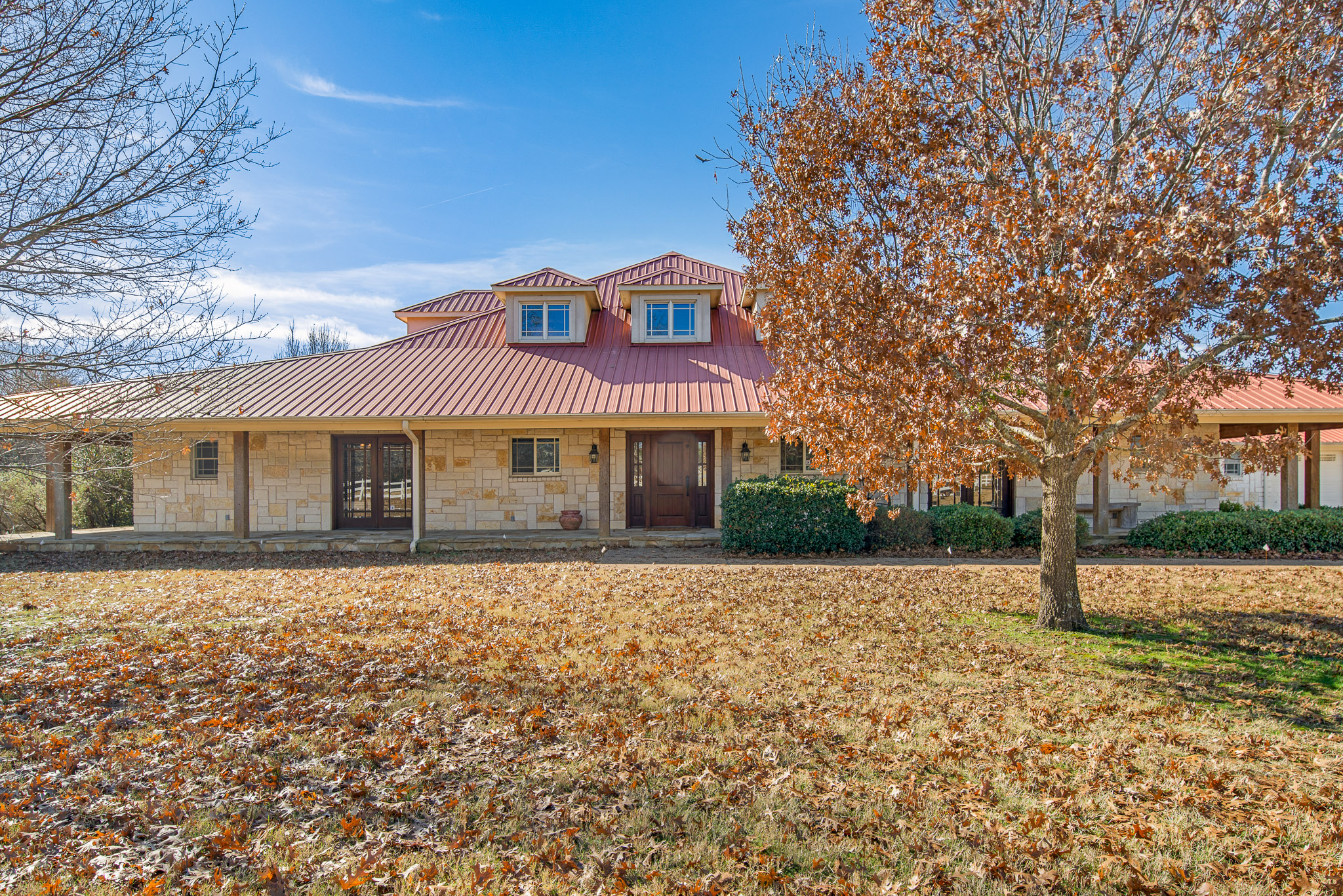 Gated entry to ranch