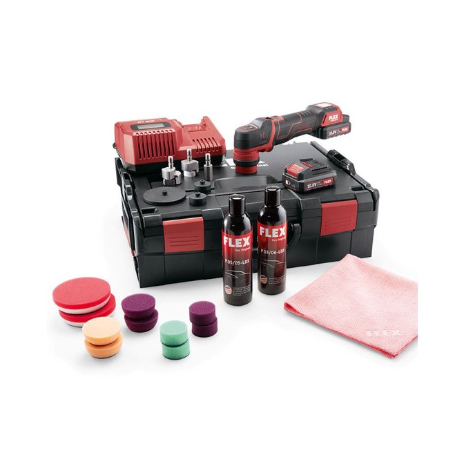FLEX | The smart cordless polisher 10,8 V, rotary and random