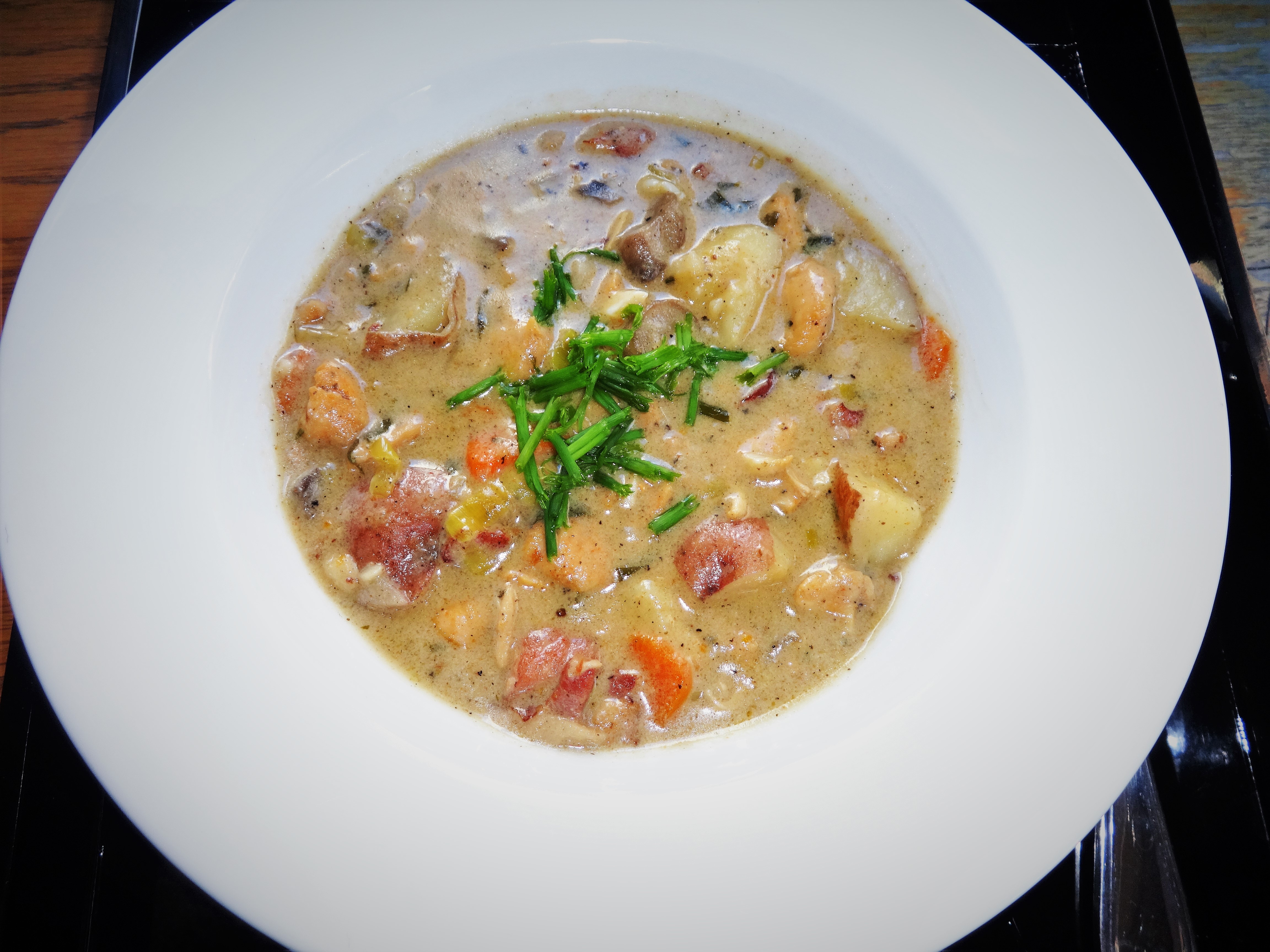 Creamy Chicken and Potato soup