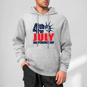 4th Of July Independence Day Cotton Hoodie