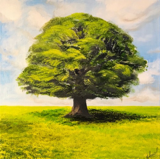 Oak, oil on canvas