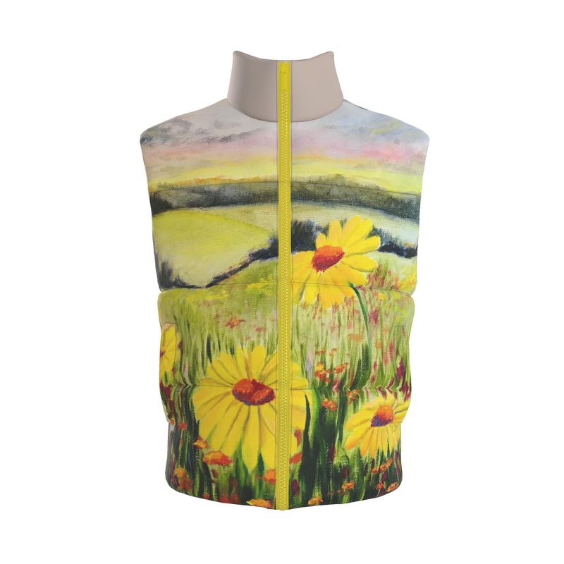 Wildflowers at Sunset Unisex Art Gilet
