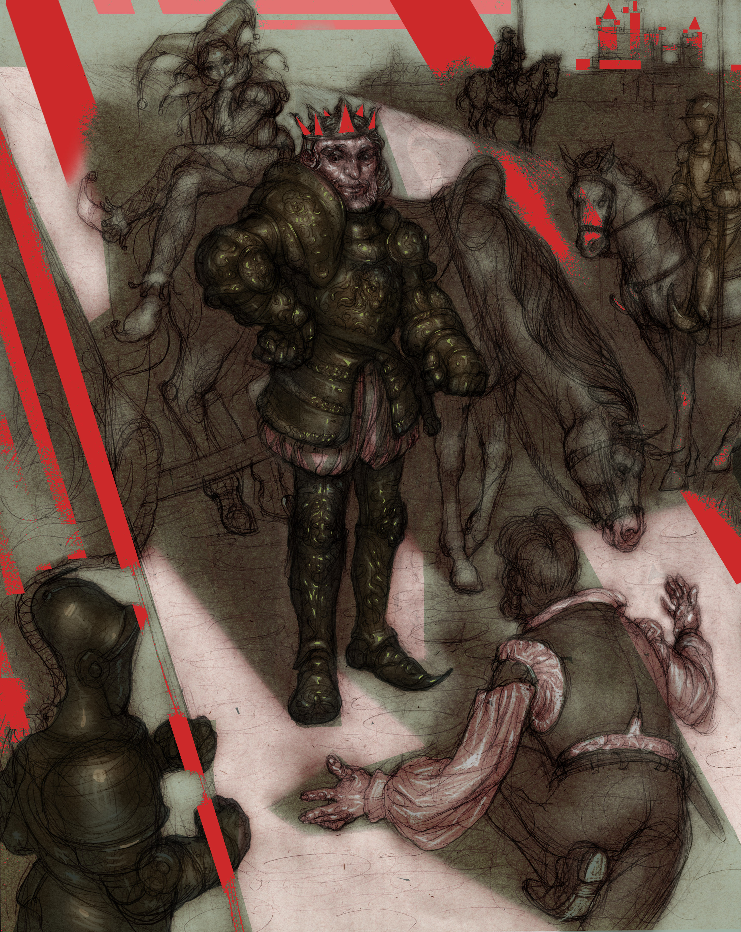 Scene two of "King Lear"