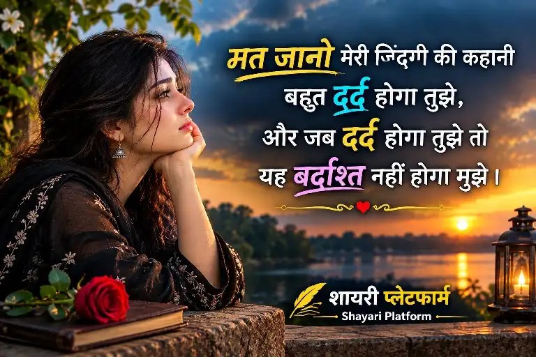 Heart-wrenching Shayari about heartbreak Heart-wrenching Shayari about someone leaving