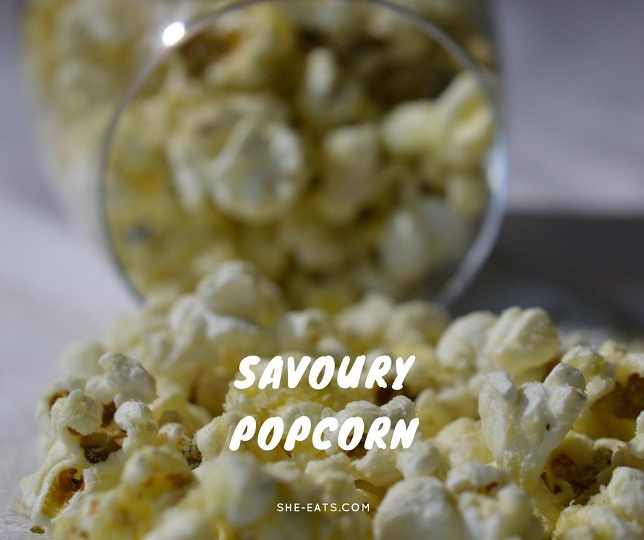 Savoury Popcorn ⋆ SHE EATS