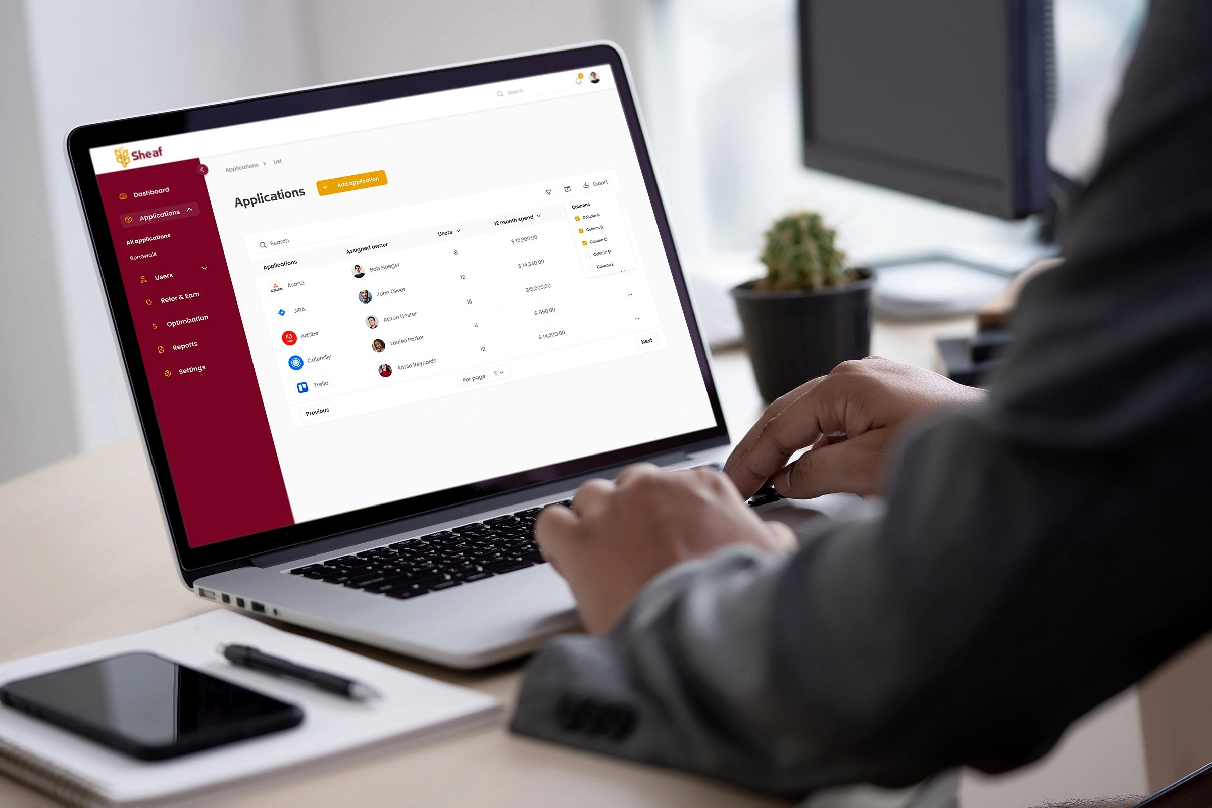 Adding and Managing Applications
