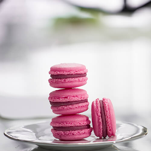 Chocolate Macaron – She Bakes Bouquets