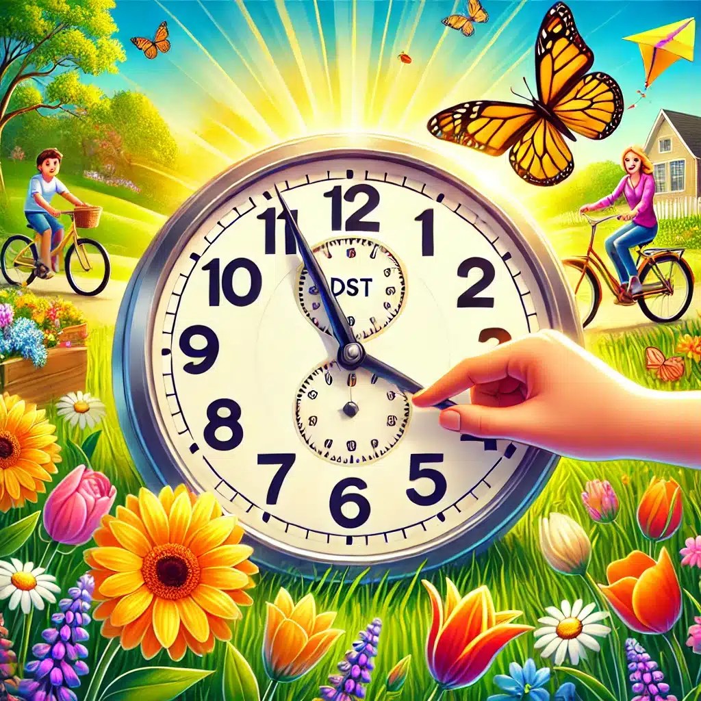 Spring Forward As Daylight Saving Time Begins Remember to Set Your Clocks Ahead at 2AM Sunday Morning