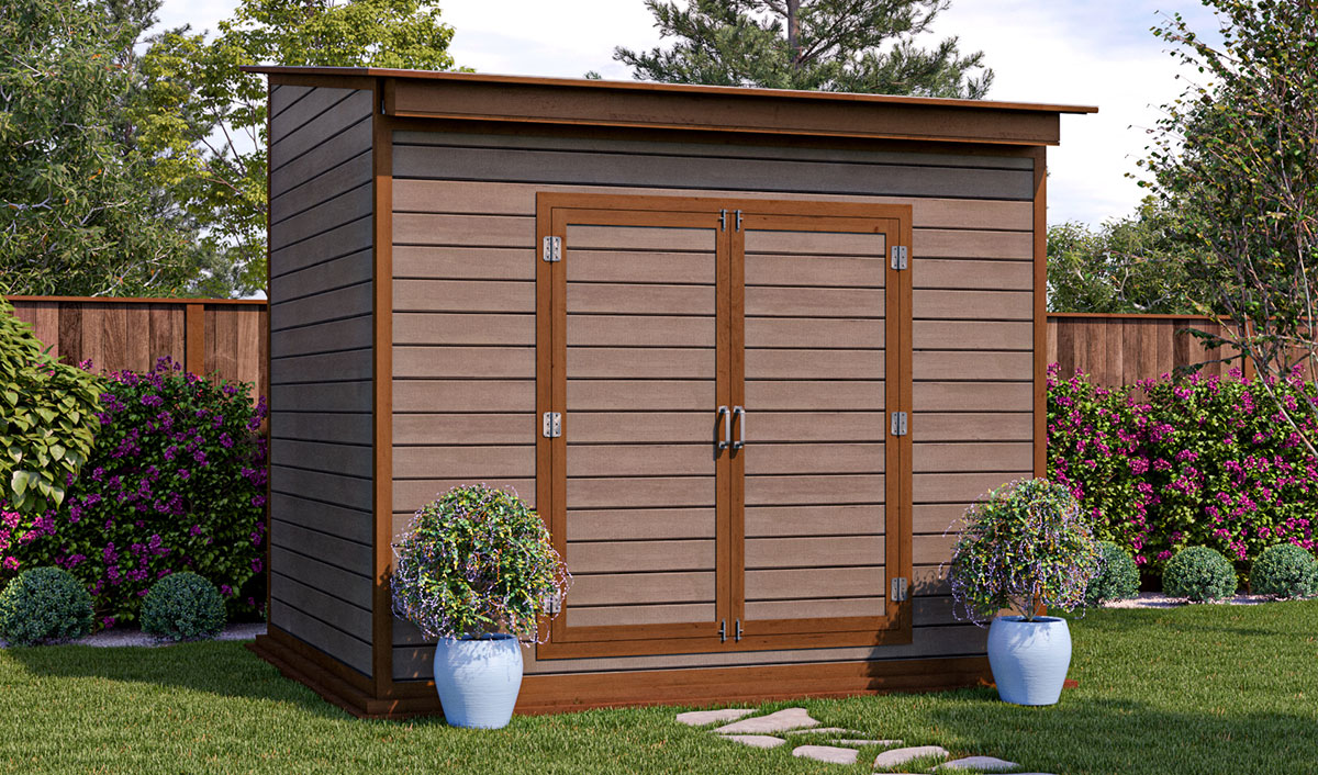 8x10 lean to storage shed plan