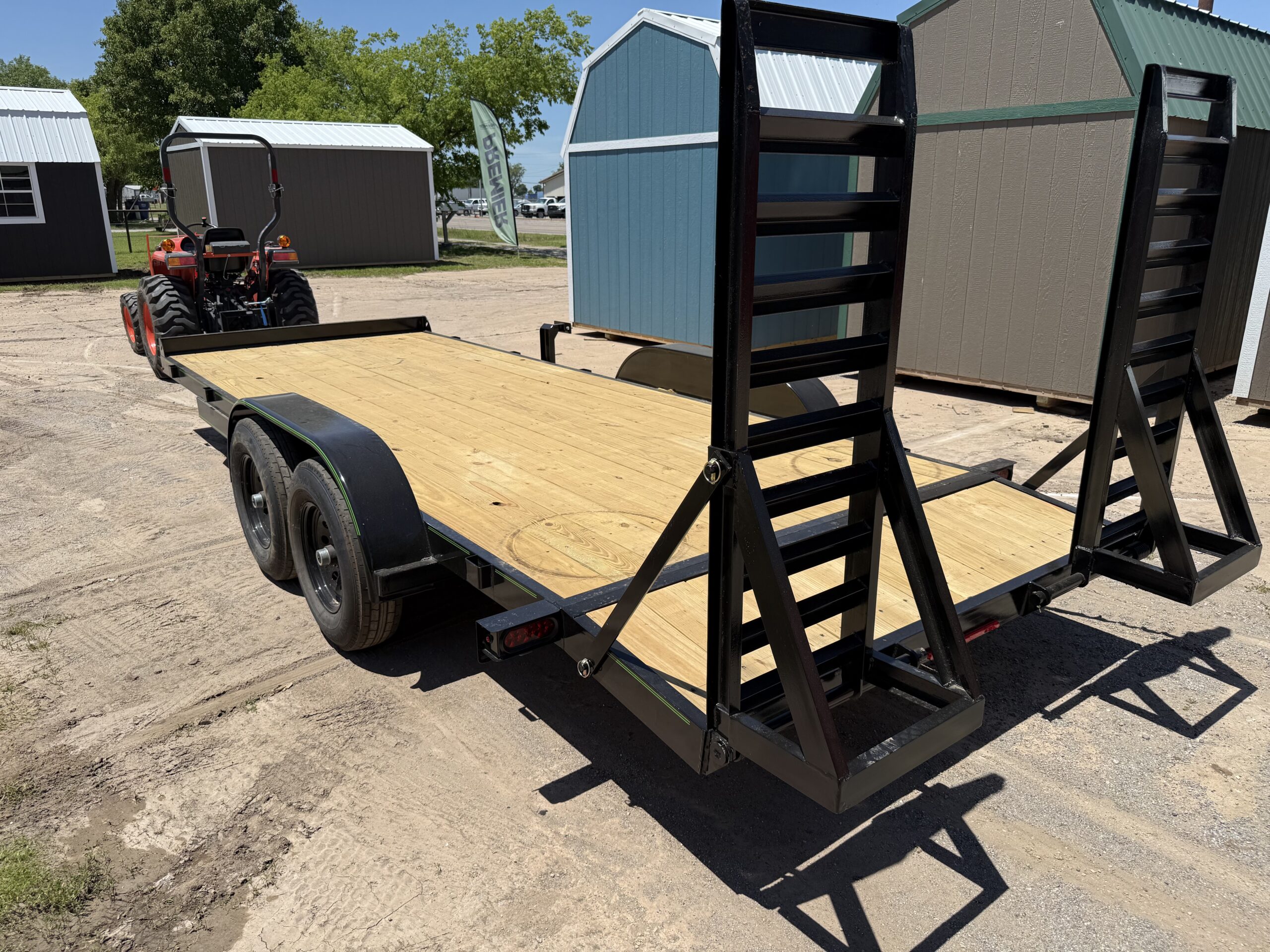 20’ heavy equipment hauler 12k