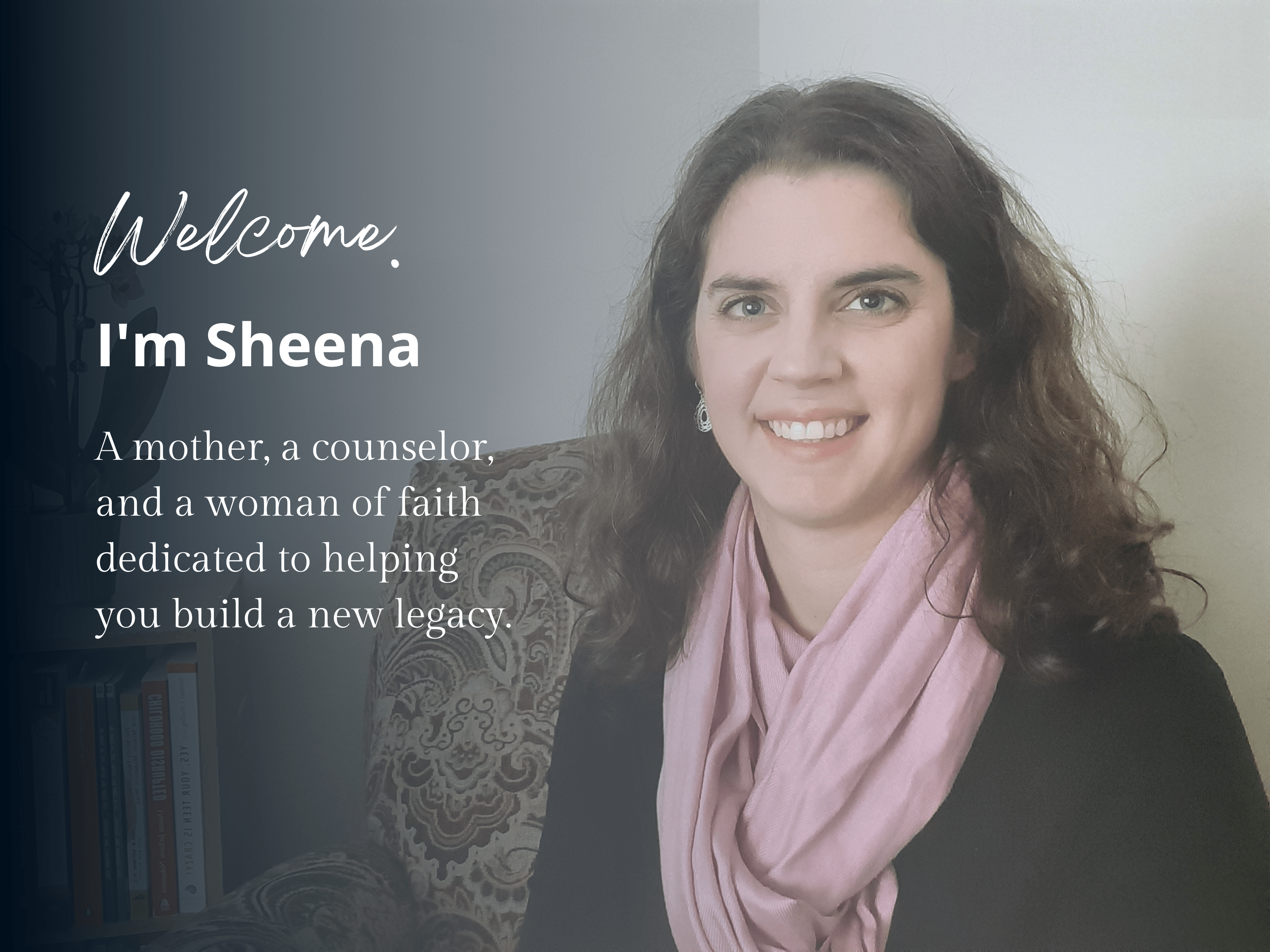 Sheena Kaas is a mother, a counselor, and a woman of faith dedicated to helping you build a new legacy through trauma recovery