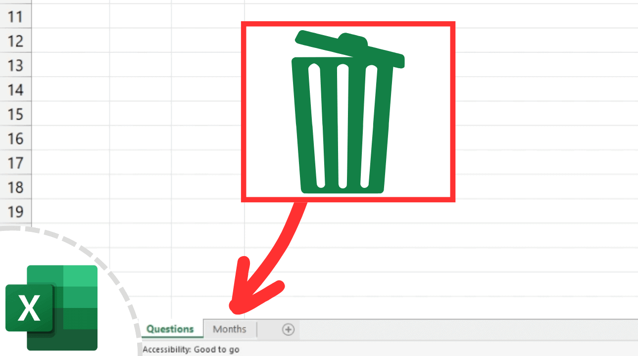How to delete sheet in excel