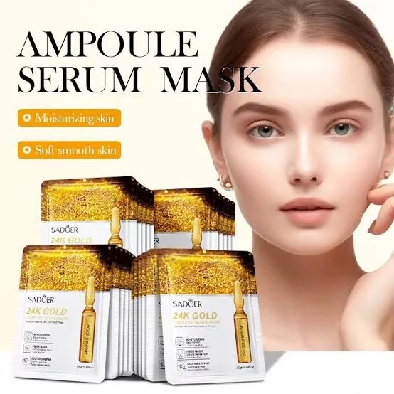 Sadoer 24K Golden Sheet Mask 2- sheetmask.lk