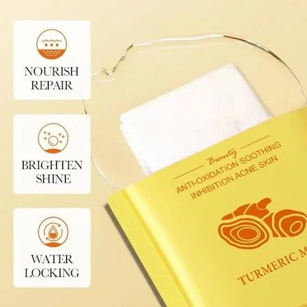 BioAqua Turmeric Sheet Mask 3