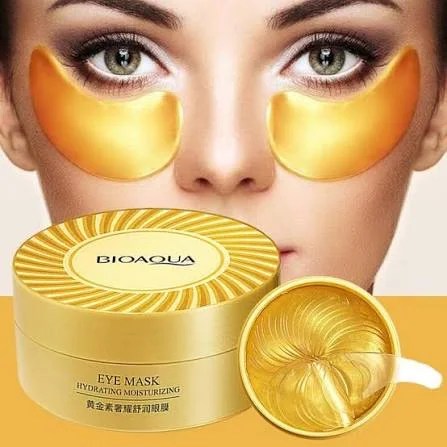 BioAqua Gold Pamper Eye Patches 60Pcs - sheetmask.lk 2