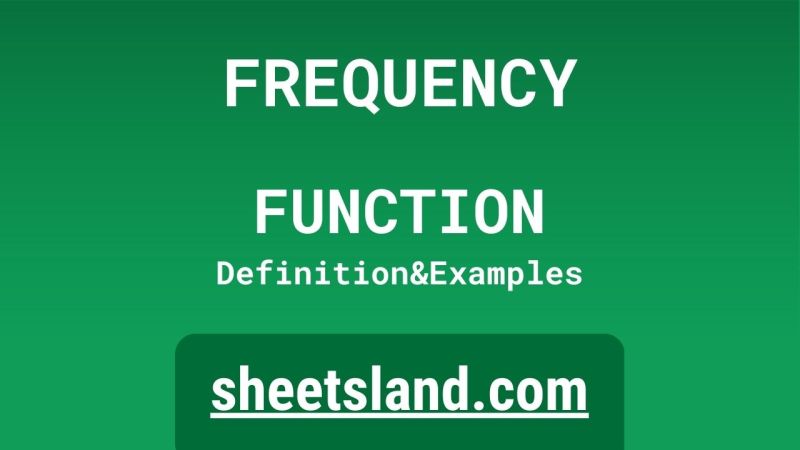 Frequency Function Explained - Premium Vintage Wallpaper Gallery - 4K