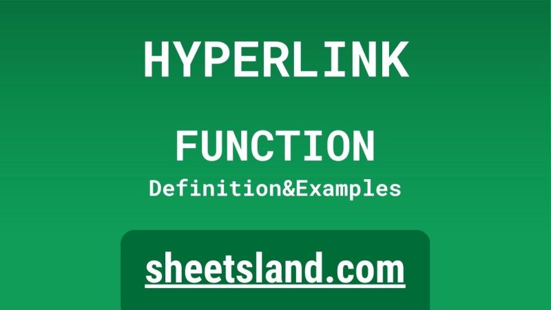 Hyperlink Function Definition Formula Examples And Usage - Download Gorgeous Dark Design | Ultra HD