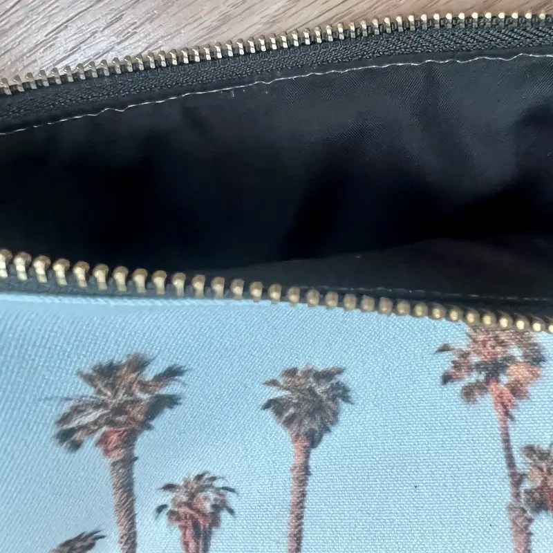Redbubble zipper pouch lined inside