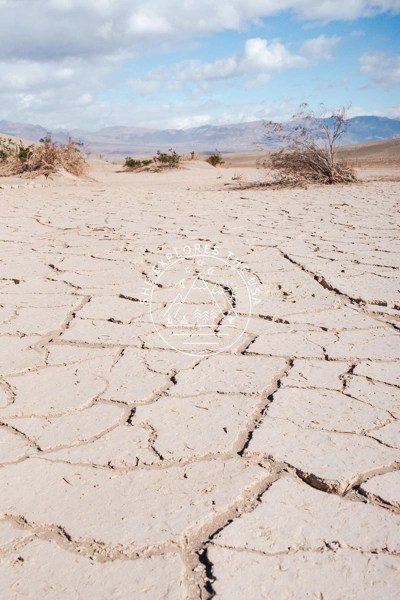death valley mud cracks near popular trailhead 4
