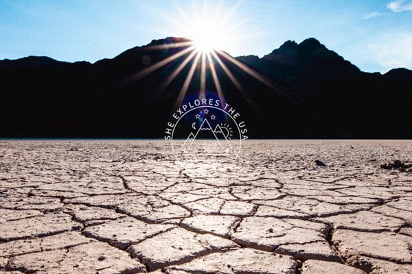 Racetrack Playa mud cracks 3