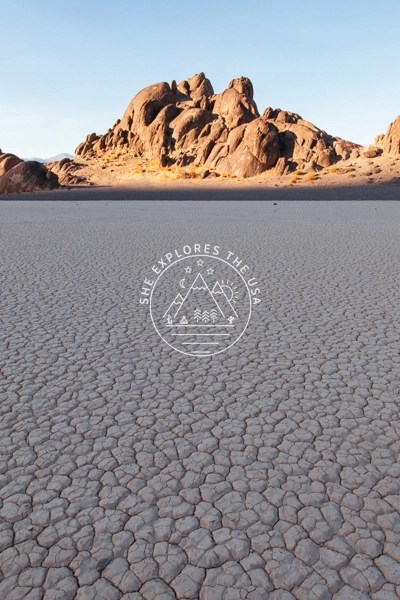 Racetrack Playa mud cracks 2