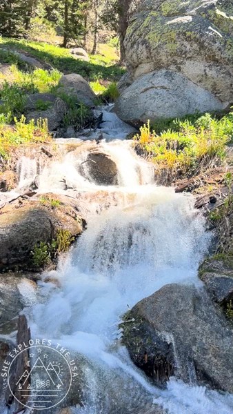 waterfall in Sequoia National Park