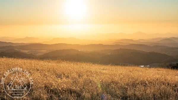 Volcan Mountain hike - sunset views 4