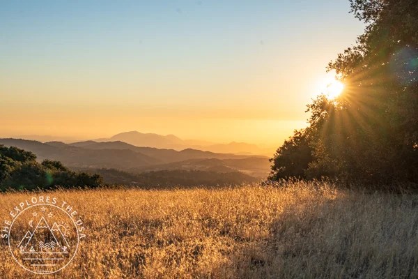 Volcan Mountain hike - sunset views 5