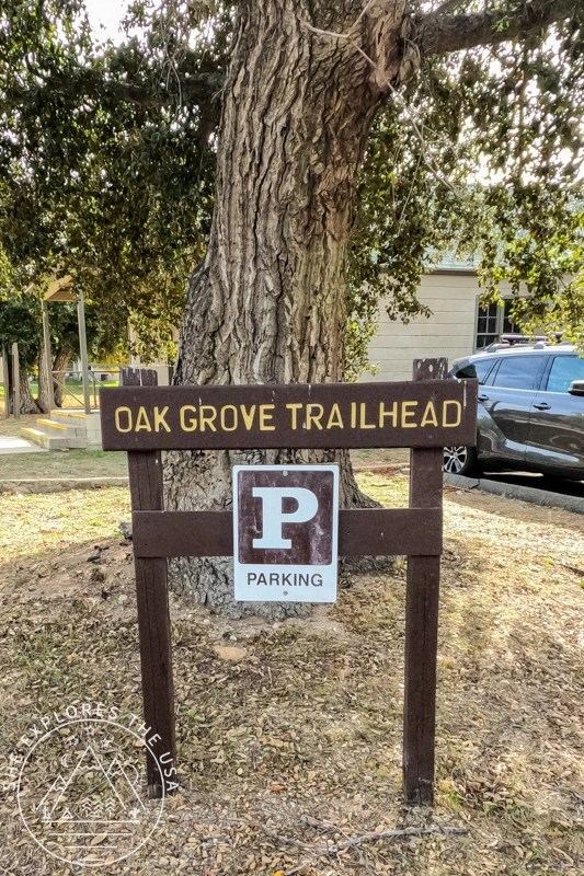 Oak Grove Trailhead parking