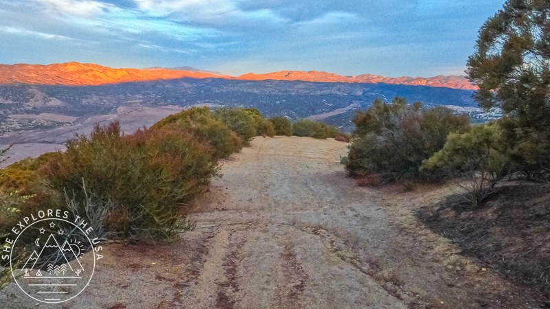 alpen glow on san jacinto