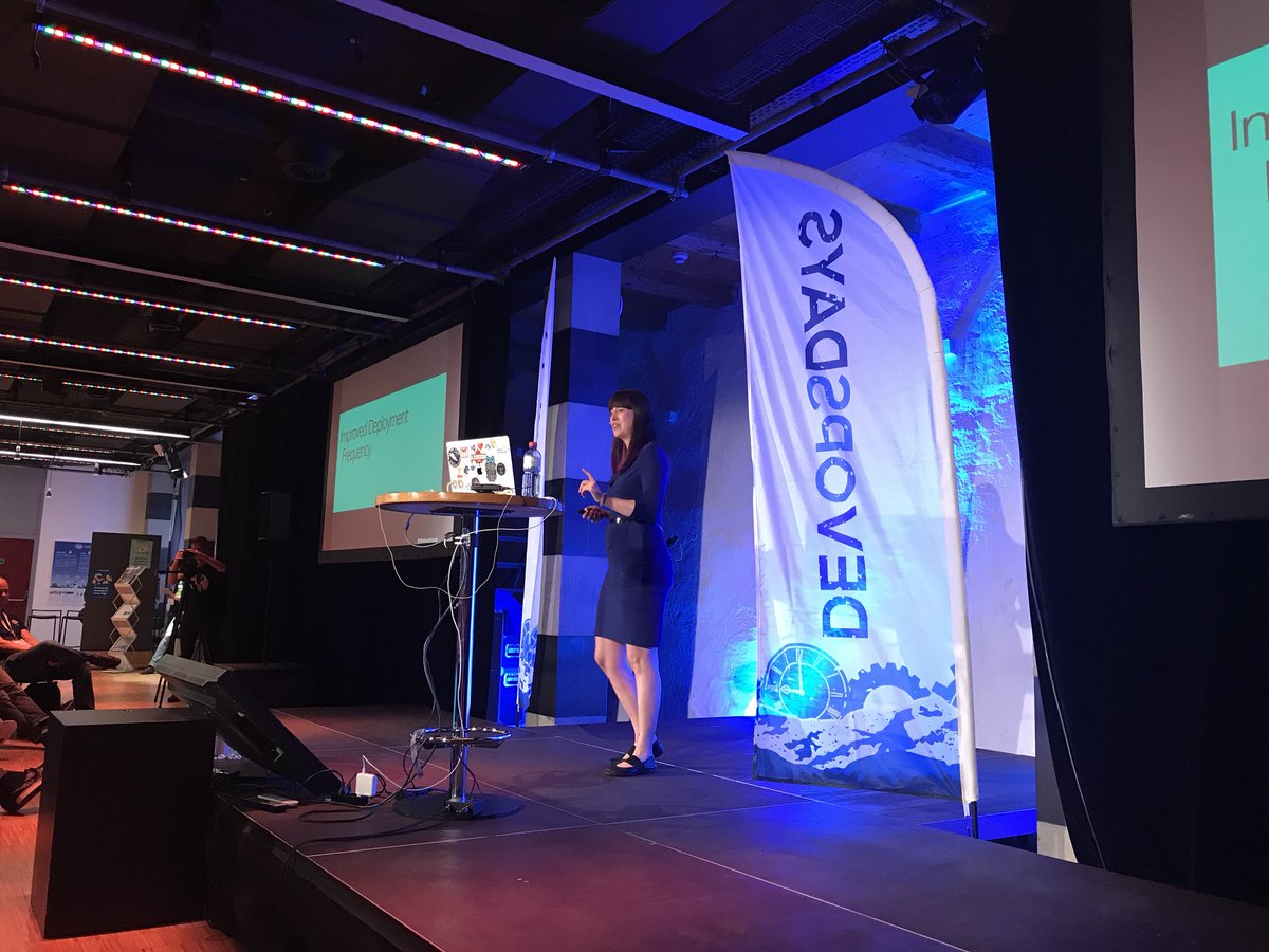 Me, delivering this talk for the first time, on stage.