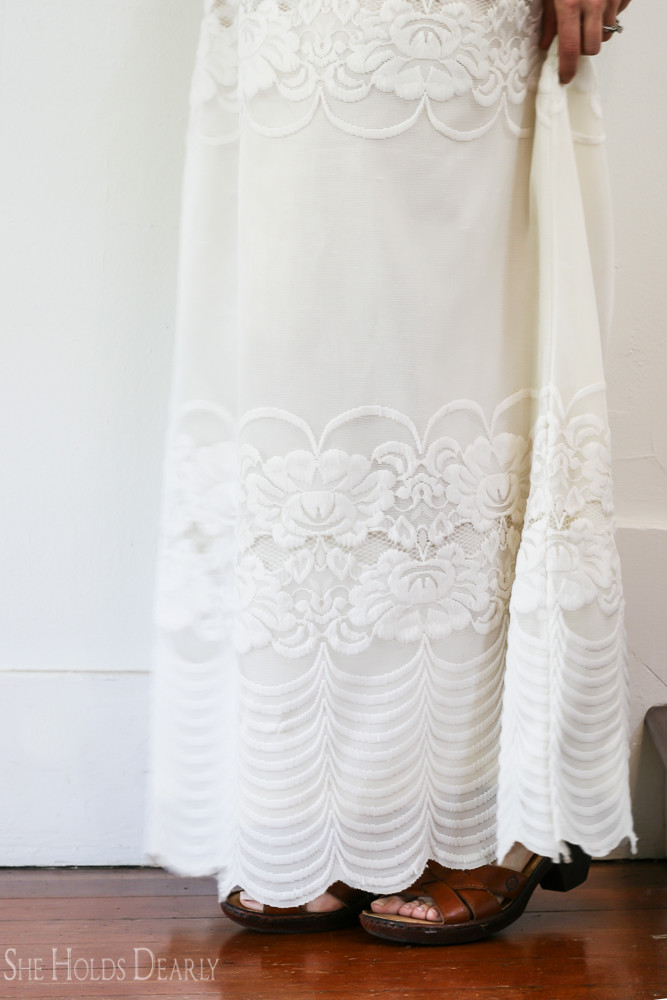 Bed skirts consist of the skirt itself and the. 10 Ways to Repurpose Vintage Linens - She Holds Dearly