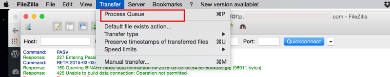 Filezilla-Process-Queue
